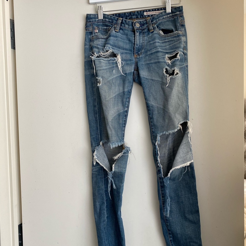 AG Heavily Destroyed Jeans